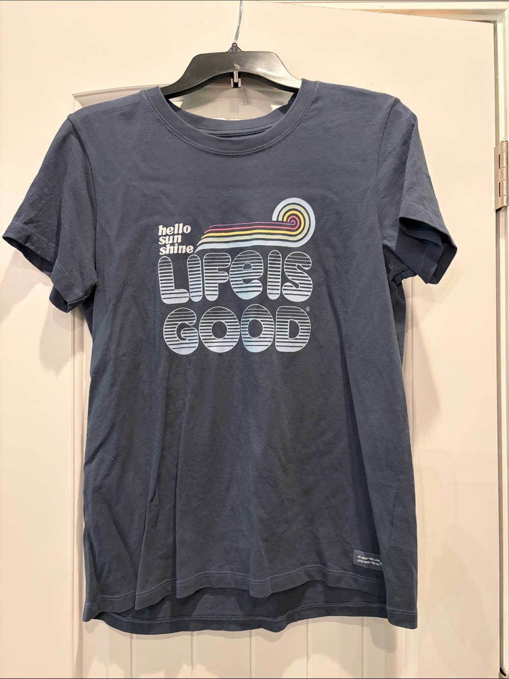 Life Is Good Navy Graphic Tee Vintage Vibe